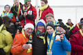 Stolze Teilnehmer des Medien-Unified Schneeschuhlaufes. (Foto: SOD/David Klein)
