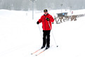 Ralf Wilke, "Gesicht der Spiele" geht motiviert in das Skilanglauf-Training. (Foto: SOD/Louisa Leise)