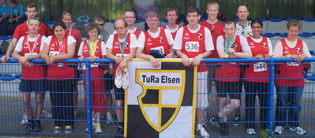 Das erfolgreiche TuRa-Team hat sich für die Special Olympics Düsseldorf 2014 qualifiziert. (Foto: Christian Gees, Stadtsportverband Paderborn)