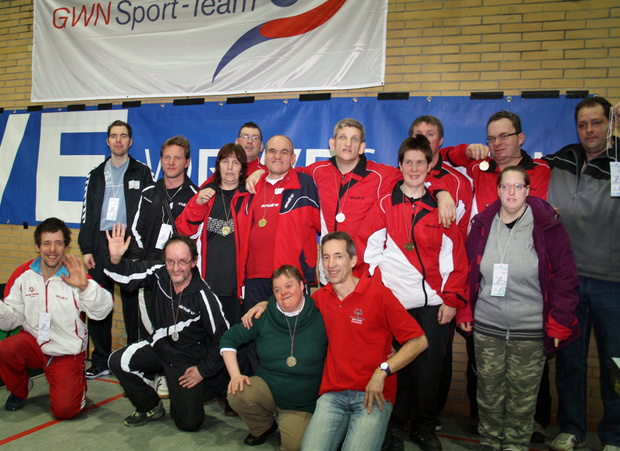 Die Athleten vom Gastgeber GWN Sport-Team e.V. (Foto: SO NRW/Werner Peschkes)