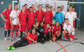Die Siegermannschaft des Floorballtuniers in Rosenheim von Special Olympics Dänemark. (Foto: Joachim Strubel)